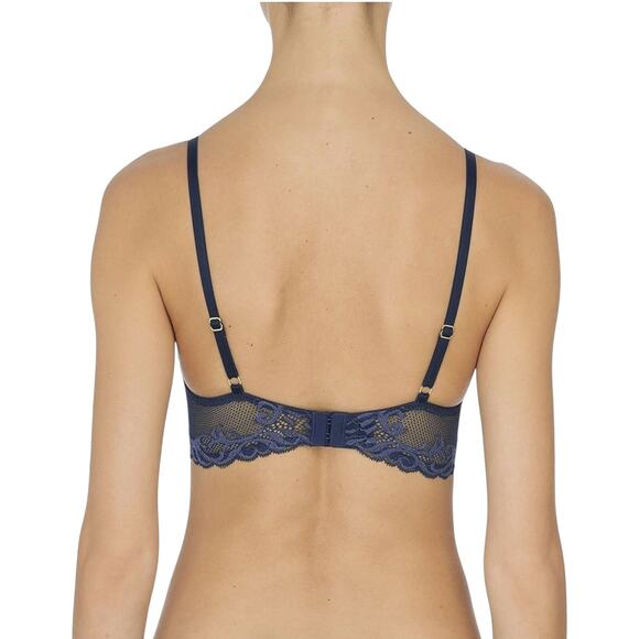 Natori Feathers Plunge T-Shirt Bra 730023 Midnight Size 36C - Picture 3 of 14
